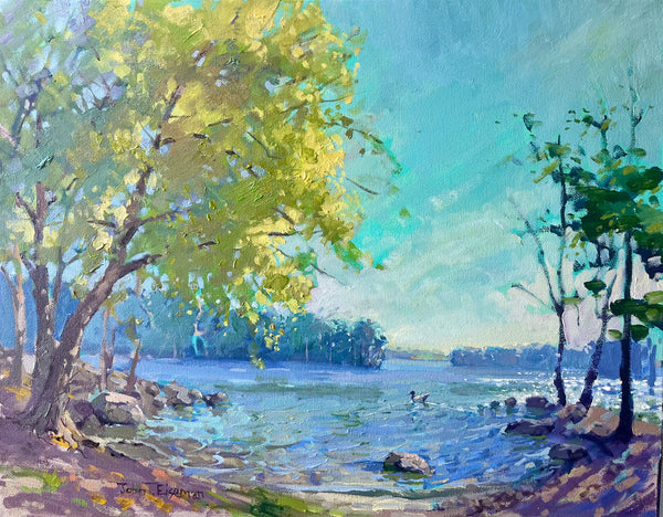 "Morning Swim" by John T. Eiseman