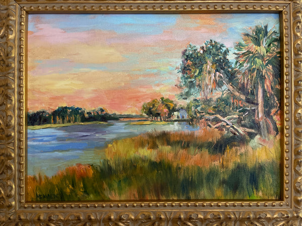 "Sunset, Intracoastal Waterway" by Mimi Diamond