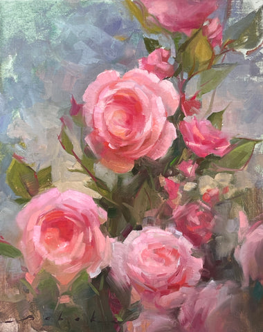 "Garden roses" by Olena Babak