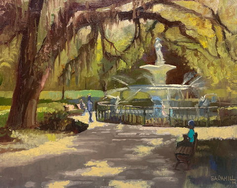 "Fountain at Forsythe Square" by Ed Cahill