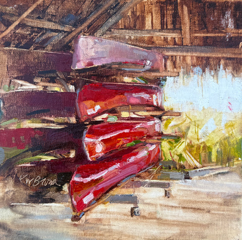 "Boat House" by Krystal W Brown