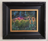 "Little Red Shed and Sunflowers" by Maryia Arlova