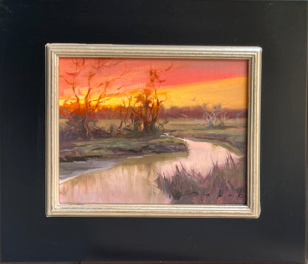 "Scarlet Skies over Saint Simons" by Olena Babak