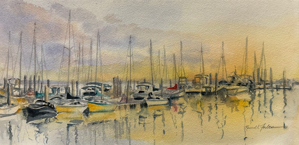 "Marina Sunset" by Kathy Rennell Forbes