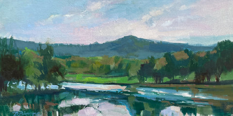 "sundown On. The Mountain" by Donna Biggee