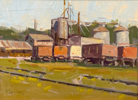 "Richland Grain Wagons" by David Lussier