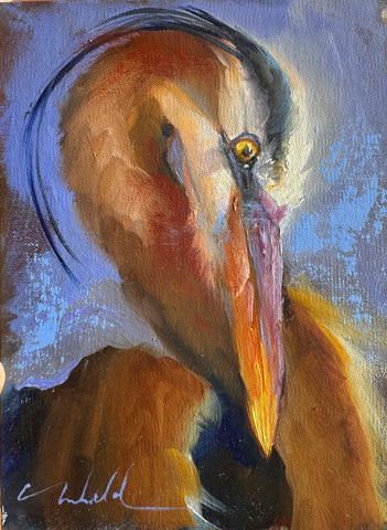 "Blue Heron" by Michelle D Held