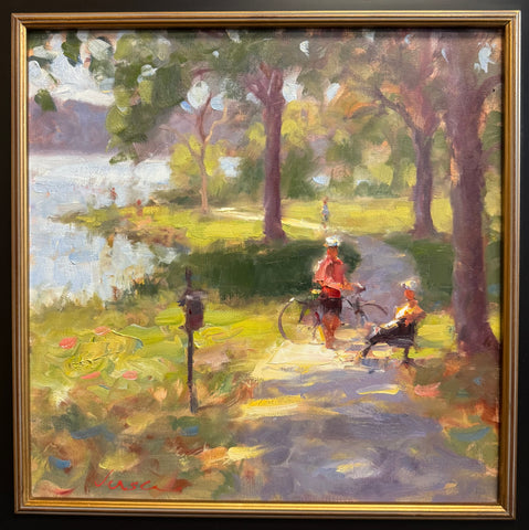"Conversation at the Lake" by Ryan Jensen