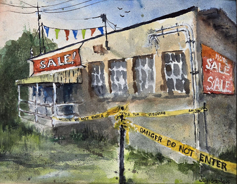 "Red Sales in the Sunset" by James H. Stephens