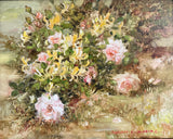 "Honeysuckle and Roses" by Susan D. Waters