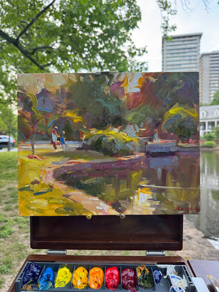 "Walking the Duck Pond" by Ryan Jensen