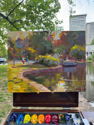 "Walking the Duck Pond" by Ryan Jensen