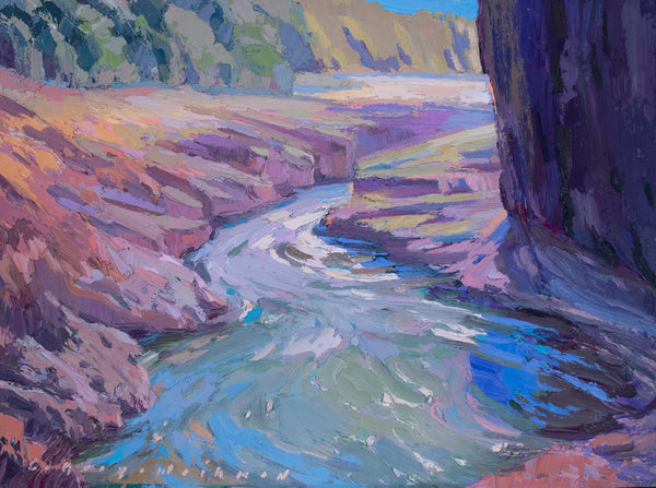 "Fiery Midday Above the Klickitat" by Carole Gray-Weihman