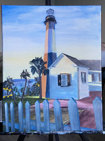 "Tybee Light Station, Evening" by Laura Floyd