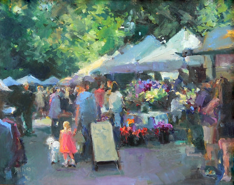 "Meet Me at the Market (Peachtree Farm Market in Buckhead)" by Jill Banks