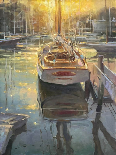 "In the Morning Harbor" by Olena Babak