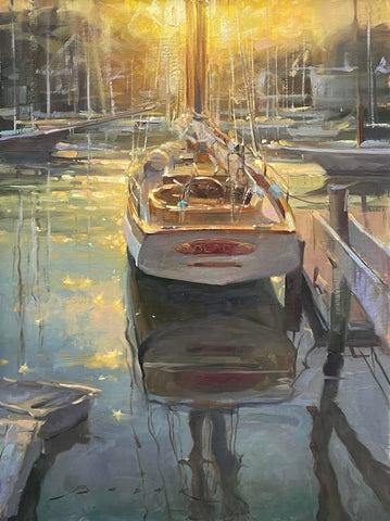 "In the Morning Harbor" by Olena Babak