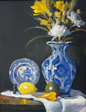 "Blue & White arrangement" by Ed Cahill