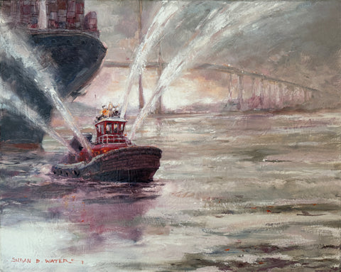 "Harbor Salute" by Susan D. Waters