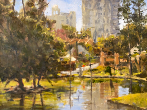 "Island in the City Buckhead Pond" by Michael Mills