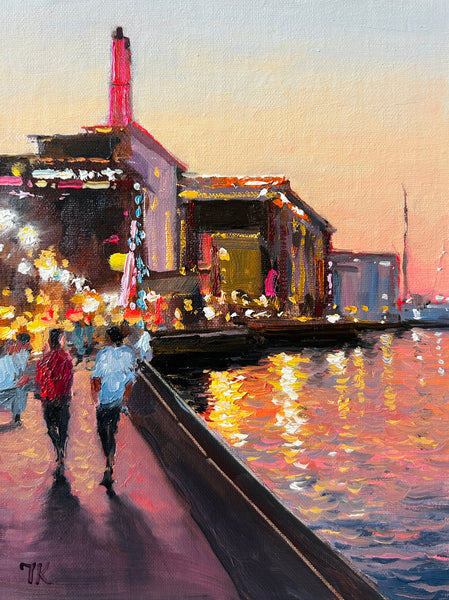 "River Street Night" by Julia Kamenskikh