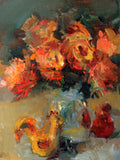 "Roses and Roosters" by Jill Banks