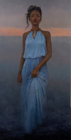 "Women in the Blue Dress" by Kyle Stuckey