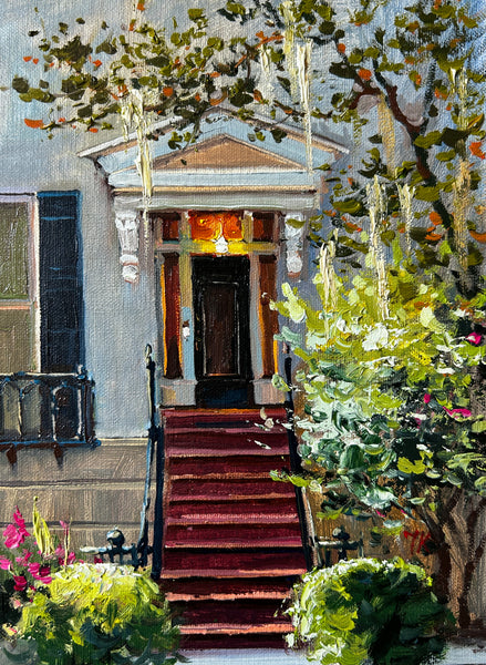 "Pulaski Square Morning" by Julia Kamenskikh