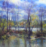 "Along the Riverwalk" by Ed Cahill