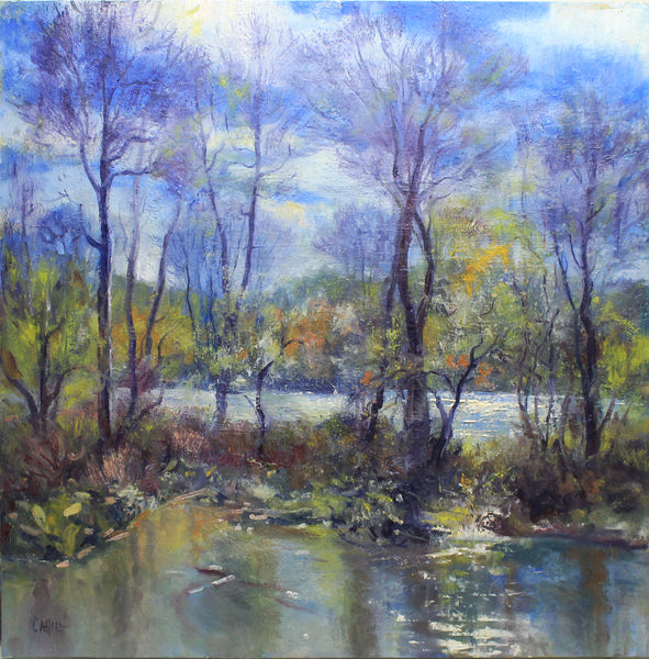 "Along the Riverwalk" by Ed Cahill