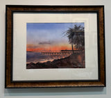 "Sunset at the Pier" by Kathy Rennell Forbes