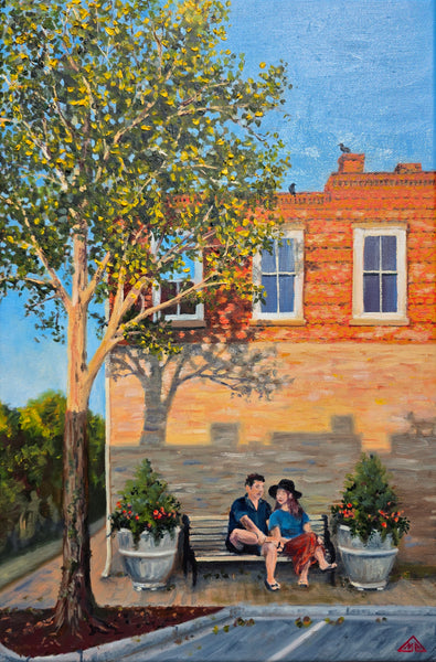 "Sunset shadows on Canton St" by Maryia Arlova