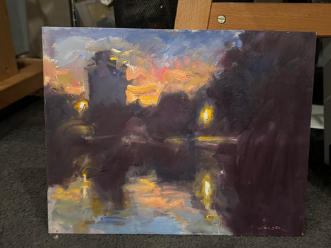 "Duck Pond at Dusk" by Ryan Jensen