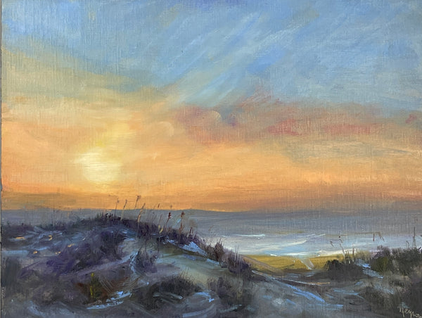 "Sunset Over the Dunes, Tybee Island" by Mary Negron