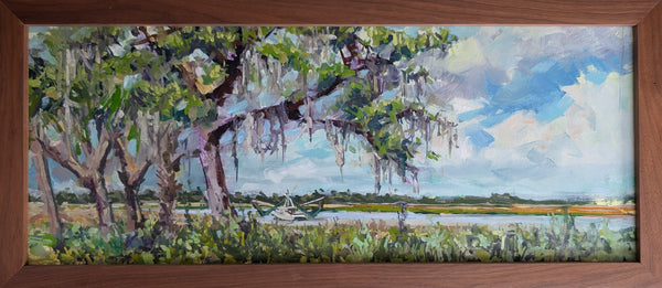 "Silver Mooring on Moon River" by Kip Bradley