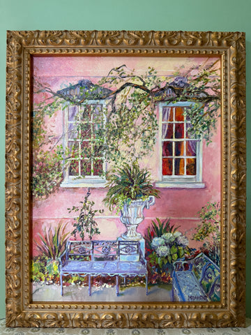 "The Pink House Patio" by Mimi Diamond