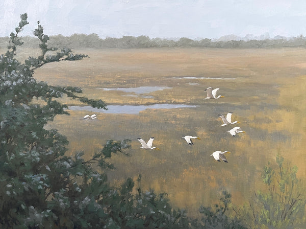 "Rising Ibis" by Susan Lynn