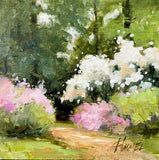 "Azaleas and Viburnum" by Peggy Immel