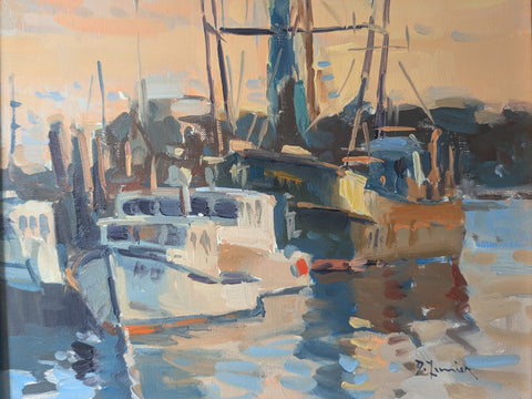 "Harbor Sunset" by David Lussier