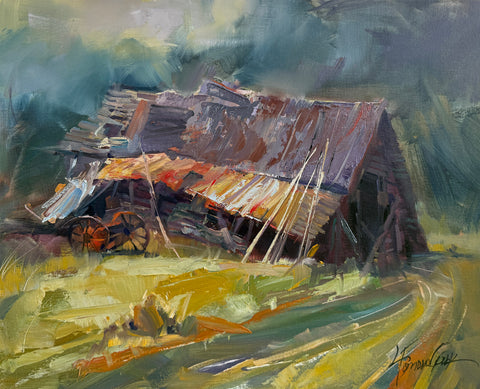 "Barn in Boone" by Lyudmila Tomova Clark