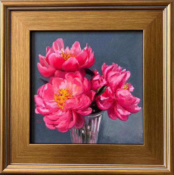 "Coral Peonies" by Julia Kamenskikh