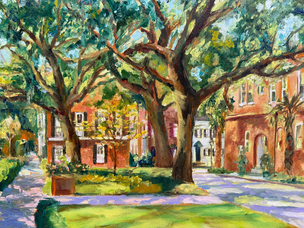 "The Peaceful One,Troup Square" by Mimi Diamond