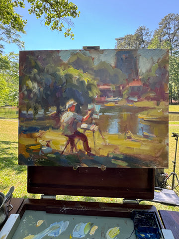 "Painting the Duck Pond" by Ryan Jensen