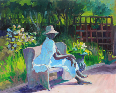 "Barrington Garden Girl" by Ed Cahill