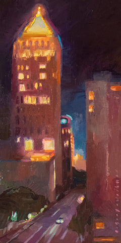 "Changing Lanes on Peachtree Ave" by Carole Gray-Weihman