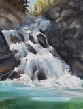 "Treasure Mountain Waterfall" by Charlie DeRuiter