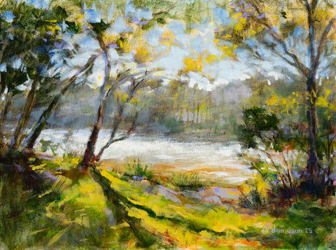 "Morning Fog on the Hooch" by Don Yaun