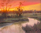 "Scarlet Skies over Saint Simons" by Olena Babak
