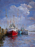 "Darien Shrimp Boats" by Don Yaun