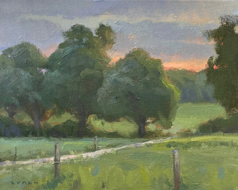 "Sunset on the French Farm" by Trijsten Leach